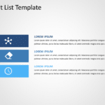 PowerPoint List 3 PowerPoint Template & Google Slides Theme