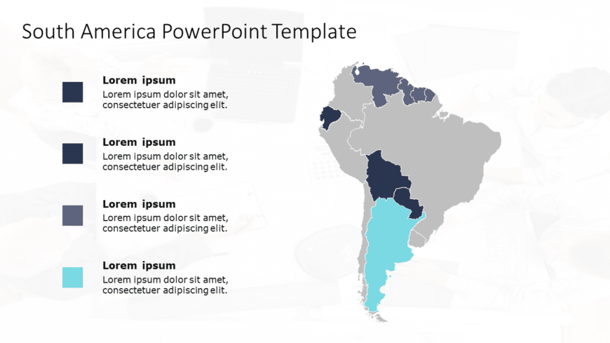 South America 6 PowerPoint Template
