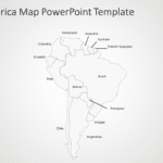 South America Map PowerPoint Template & Google Slides Theme