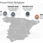 Spain Map 1 PowerPoint Template & Google Slides Theme