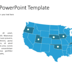 USA Map 1 PowerPoint Template & Google Slides Theme