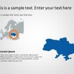Europe Map 5 PowerPoint Template