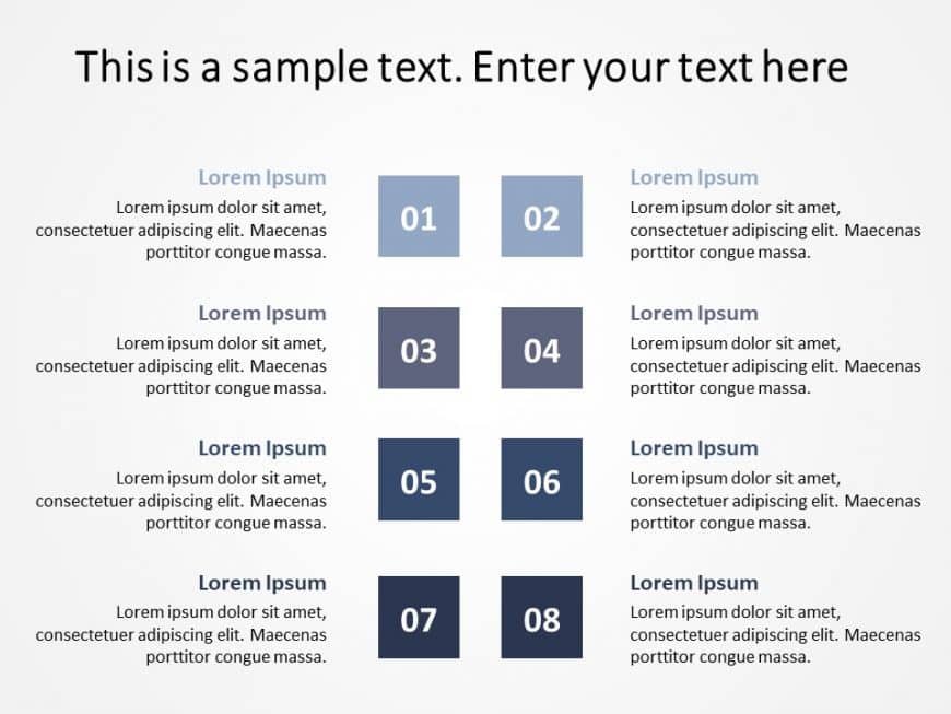 list presentation format