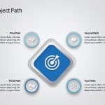 Construction Multiple Path 1 PowerPoint Template
