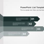 4 Steps Callout List PowerPoint Template