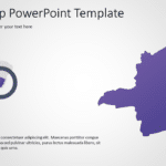Brazil Map 4 PowerPoint Template & Google Slides Theme