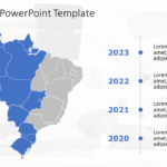 Brazil Map 7 PowerPoint Template & Google Slides Theme