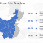 China Map 7 PowerPoint Template & Google Slides Theme
