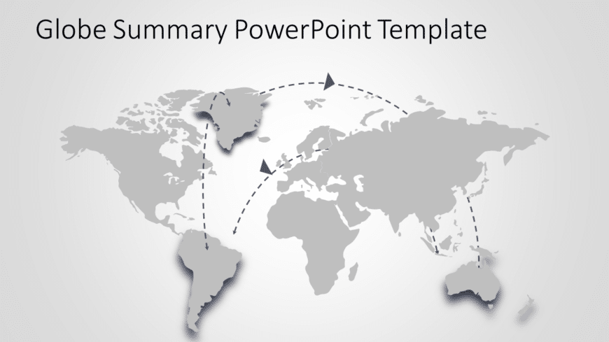 Globe Summary 2 PowerPoint Template