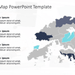 Hong Kong Map 6 PowerPoint Template & Google Slides Theme
