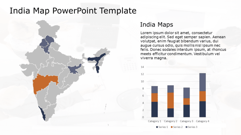India Map 2 PowerPoint Template & Google Slides Theme