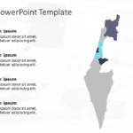 Israel Map 1 PowerPoint Template & Google Slides Theme