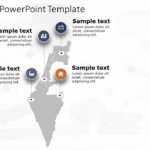 Israel Map 4 PowerPoint Template & Google Slides Theme