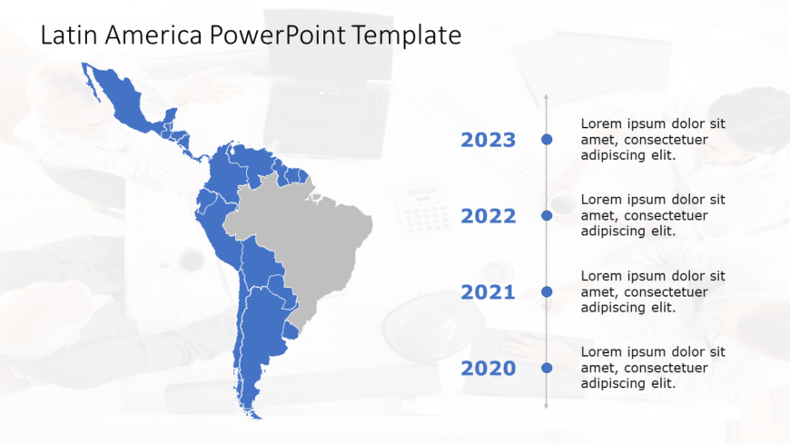 Latin America 4 PowerPoint Template