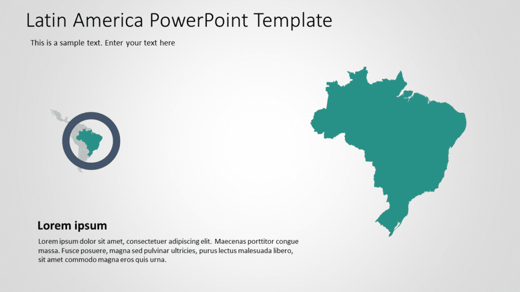 1009 Free Editable Latin America Maps Templates For Powerpoint Slideuplift 2622