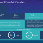Project Dashboard 6 PowerPoint Template & Google Slides Theme