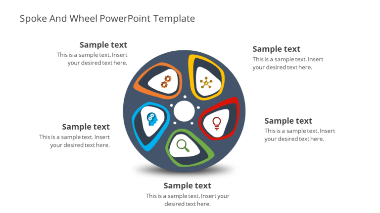Spoke and Wheel PowerPoint Template