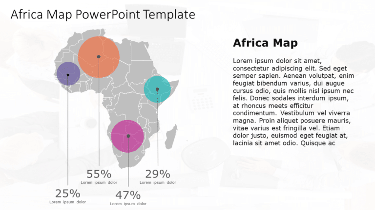 Africa Map 10 PowerPoint Template & Google Slides Theme