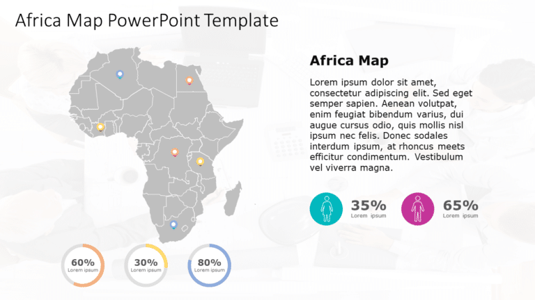 Africa Map 8 PowerPoint Template & Google Slides Theme