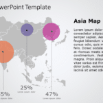 Asia Map 10 PowerPoint Template & Google Slides Theme