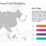 Asia Map 9 PowerPoint Template & Google Slides Theme