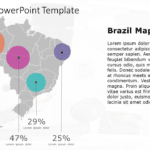 Brazil Map 10 PowerPoint Template & Google Slides Theme