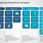 Business roadmap 2 PowerPoint Template & Google Slides Theme