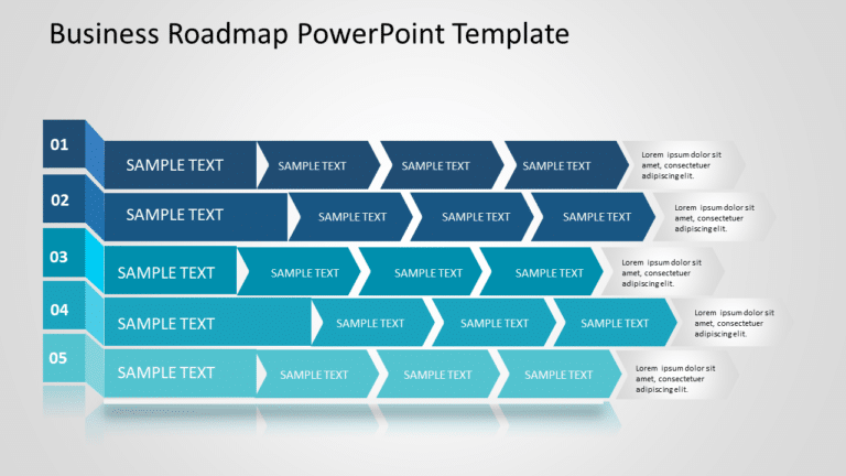 Business roadmap 53 PowerPoint Template & Google Slides Theme