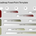 Business roadmap 7 PowerPoint Template & Google Slides Theme