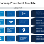 Business roadmap 8 PowerPoint Template & Google Slides Theme