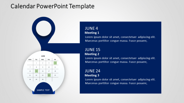 Calendar 3 PowerPoint Template & Google Slides Theme