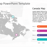 Canada Map 10 PowerPoint Template & Google Slides Theme