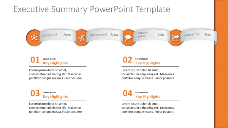 Executive Summary PowerPoint Template 23 & Google Slides Theme