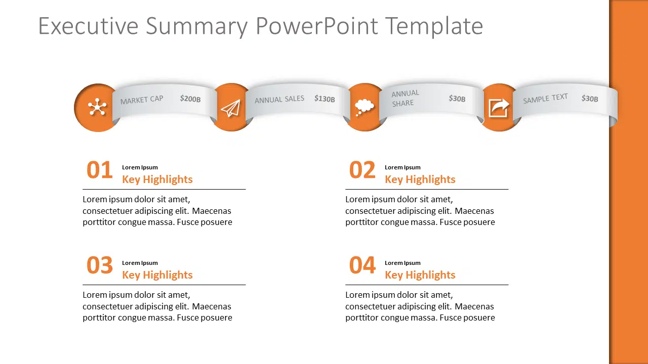 Executive Summary 23 PowerPoint Template & Google Slides Theme