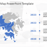 Hong Kong Map 7 PowerPoint Template & Google Slides Theme