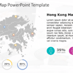 Hong Kong Map 8 PowerPoint Template & Google Slides Theme