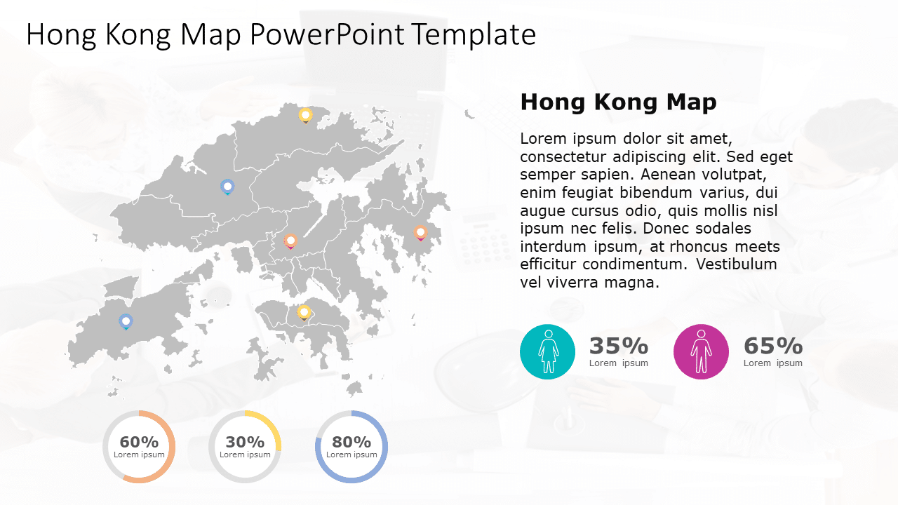 Hong Kong Map 8 PowerPoint Template & Google Slides Theme
