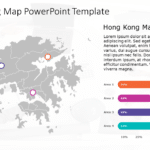 Hong Kong Map 9 PowerPoint Template & Google Slides Theme