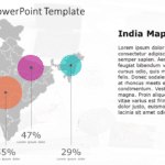 India Map 10 PowerPoint Template & Google Slides Theme