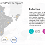 India Map 8 PowerPoint Template & Google Slides Theme