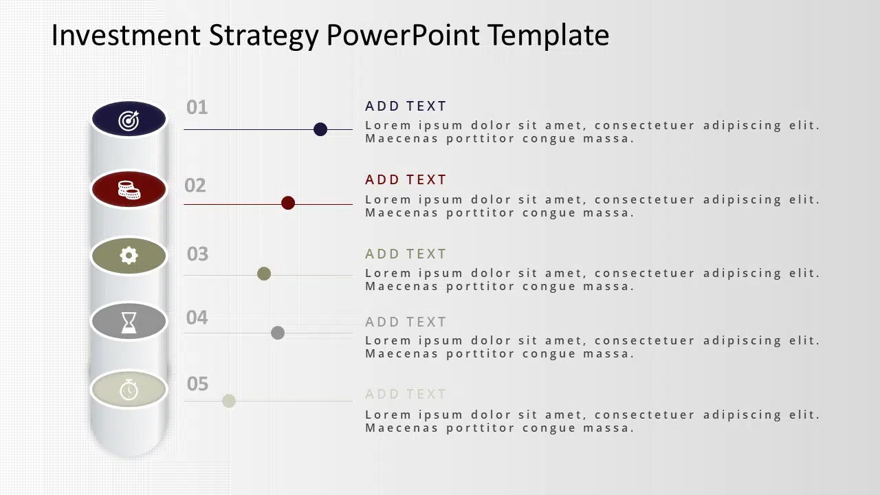 Investment Strategy 5 PowerPoint Template & Google Slides Theme