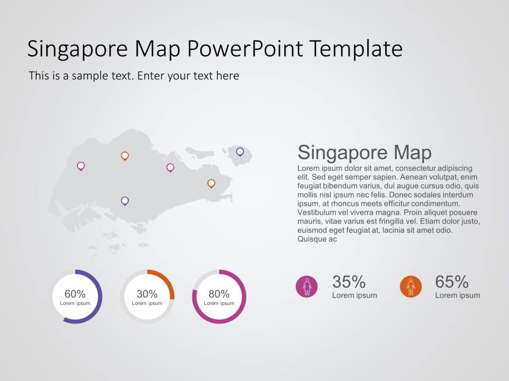 Singapore Powerpoint Template 6 | Singapore Map Templates | SlideUpLift