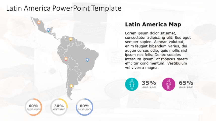Latin America 6 PowerPoint Template