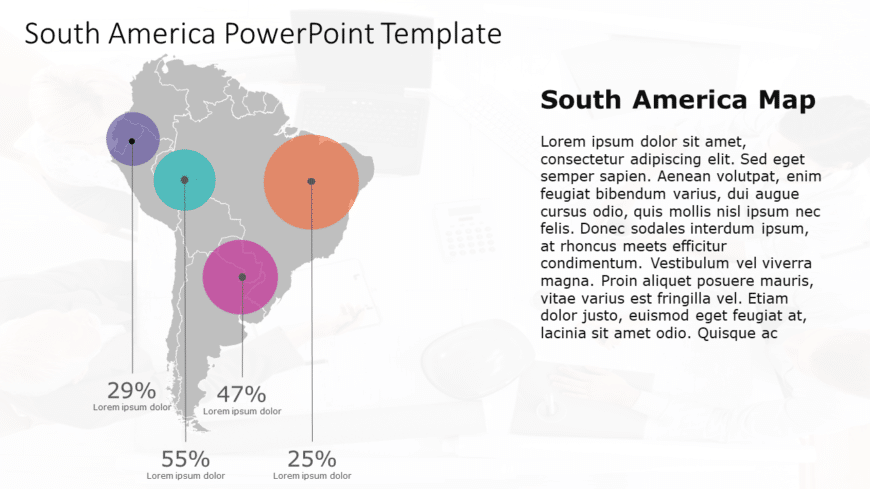 South America 3 PowerPoint Template