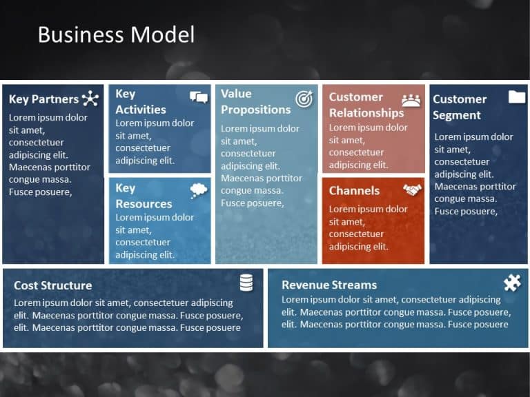 Business Model 2 PowerPoint Template & Google Slides Theme