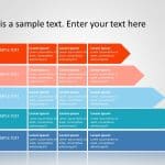 Business roadmap 4 PowerPoint Template & Google Slides Theme