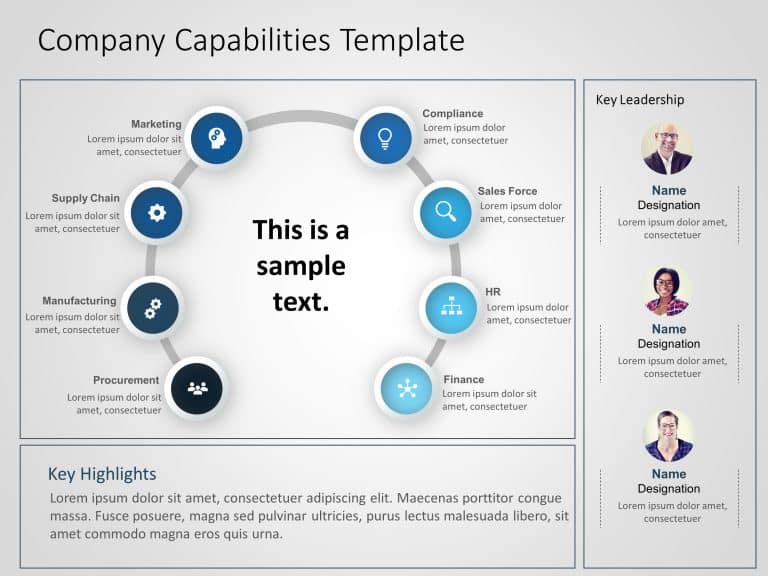 Company Capabilities PowerPoint Template & Google Slides Theme