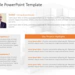 Employee Profile PowerPoint Template 6