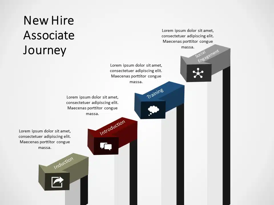 New hire associate journey PowerPoint Template & Google Slides Theme