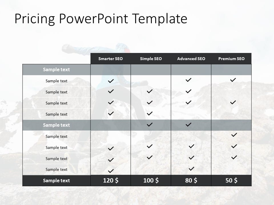 Pricing 2 PowerPoint Template